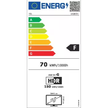 TV TCL 55Q6C 55 polegadas QD-Mini LED 4K Ultra HD, 3840×2160, Google TV, HDMI 2.1, 2.1ch 40W, HDR10+