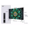 TV TCL 55Q6C 55 polegadas QD-Mini LED 4K Ultra HD, 3840×2160, Google TV, HDMI 2.1, 2.1ch 40W, HDR10+
