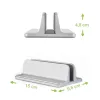 Techly ICA-TBL 010 suporte vertical de alumínio para portátil até 17 polegadas, largura ajustável