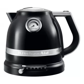 Chaleira elétrica KITCHENAID 1,5 L 2400 W preto, 7 definições de temperatura, aço inoxidável/alumínio