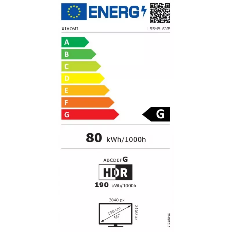 Televisor Xiaomi TV S Pro 55 polegadas 4K Ultra HD QD-Mini LED