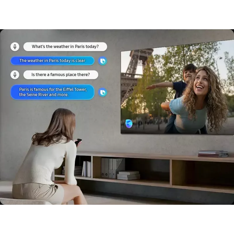 Televisor Samsung 55 polegadas Neo QLED QN85F 4K Ultra HD Smart TV, 55 polegadas (138 cm), Neo QLED, 3840x2160, Tizen, prateado