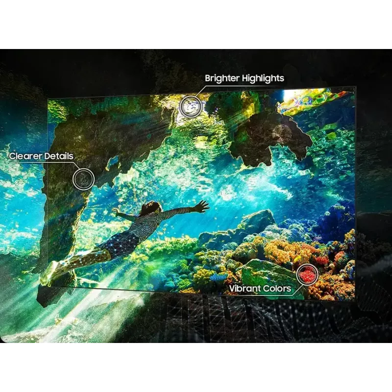 Televisor Samsung 55 polegadas Neo QLED QN85F 4K Ultra HD Smart TV, 55 polegadas (138 cm), Neo QLED, 3840x2160, Tizen, prateado