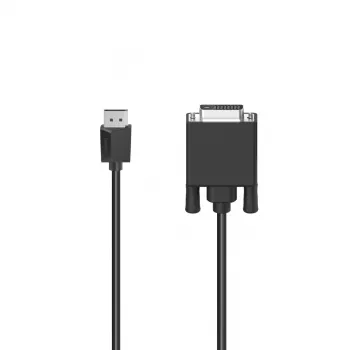 Adaptador de cabo de vídeo Hama 00200713 1,5 m DisplayPort DVI preto