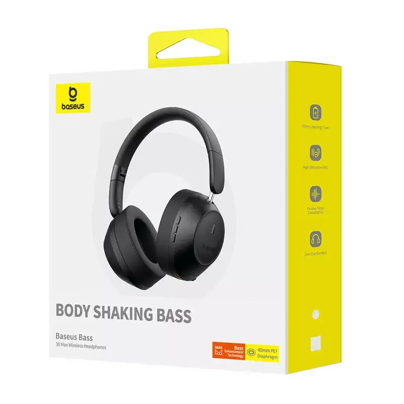 Auscultadores Baseus Bass 30 Max Wireless