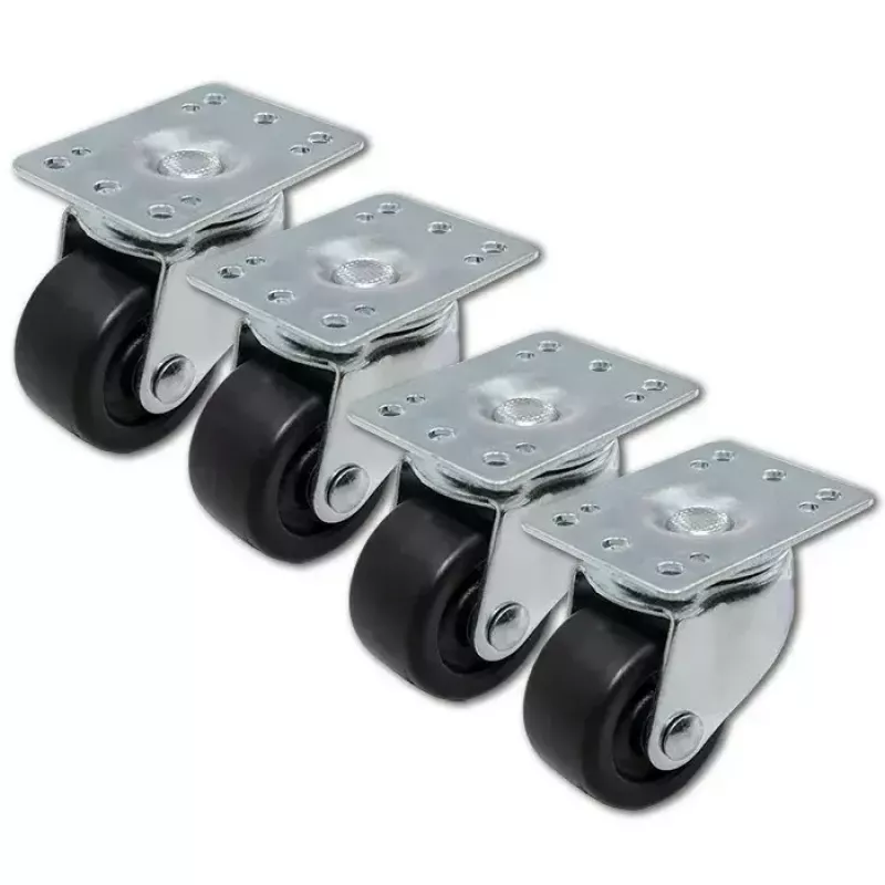 Conjunto de rodas para rack QOLTEC 4 unidades sem travão modelo 54508