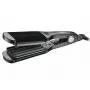 Modelador de cabelo BABYLISS BAB2512EPCE – placas de cerâmica turmalina com fio, 5 níveis de calor, máx. 200 °C, cabo giratório 2,7 m, 0,89 kg, preto com tom rosa quente
