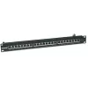 Patch panel Intellinet, Cat6, FTP, 24 portas, 1U, blindado, barras LSA 90° Top-Entry, preto