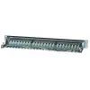 Patch panel Intellinet, Cat6, FTP, 24 portas, 1U, blindado, barras LSA 90° Top-Entry, preto