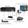 Switch HDMI Techly 5 IN 1 OUT com comando, 4Kx2K, 3D IDATA HDMI-4K51