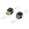 Equip 125570 adaptador Keystone de fibra ótica, LC Duplex, LC/LC, bege/preto, 17,8 x 29 mm, pack de 8