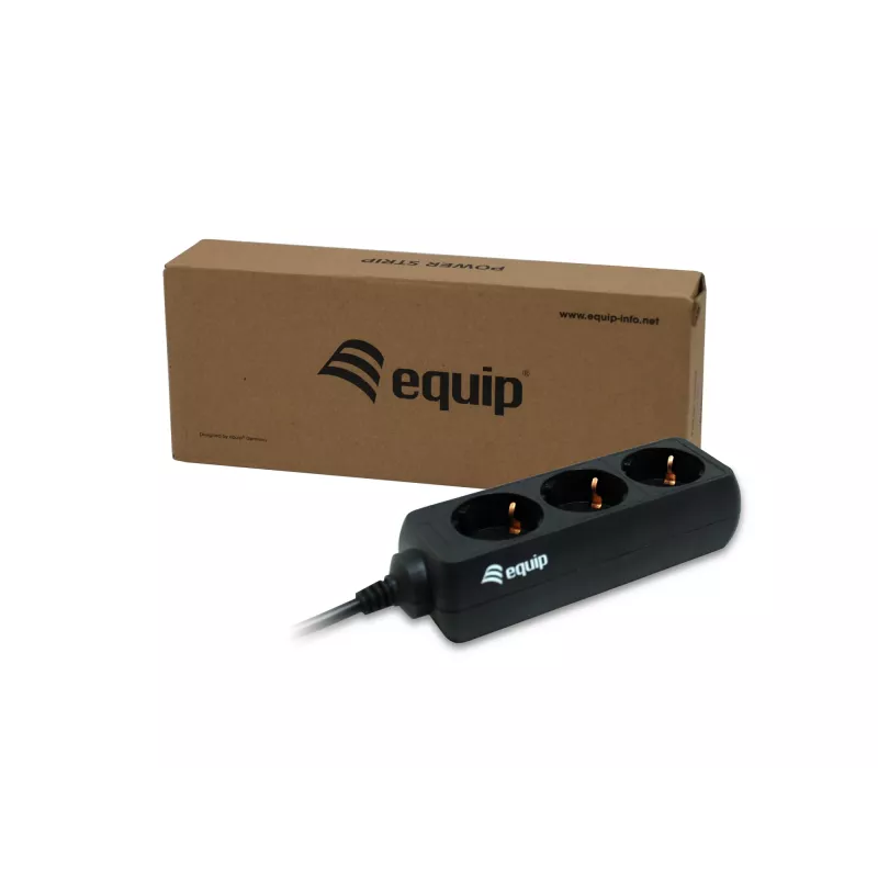 Régua de tomadas Equip 3 tomadas cabo 1,1 m