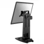 Suporte de mesa inclinável/rotativo/orientável Neomounts e suporte THIN CLIENT para monitor 10-30 polegadas, altura ajustável - preto