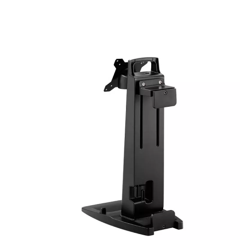 Suporte de mesa inclinável/rotativo/orientável Neomounts e suporte THIN CLIENT para monitor 10-30 polegadas, altura ajustável - preto