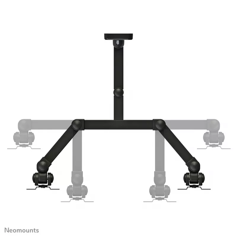 Suporte de parede Neomounts FPMA-W960D para monitor duplo/TV 10-27 polegadas – totalmente articulado