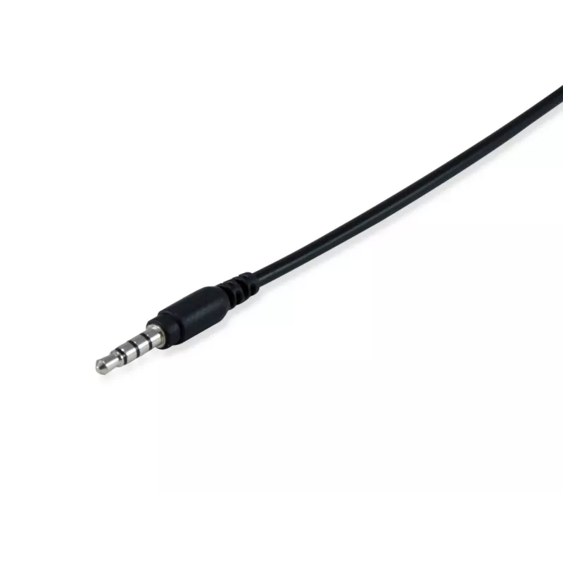 Headset Equip Chat Headset com fios, arco de cabeça, chamadas/música, Preto