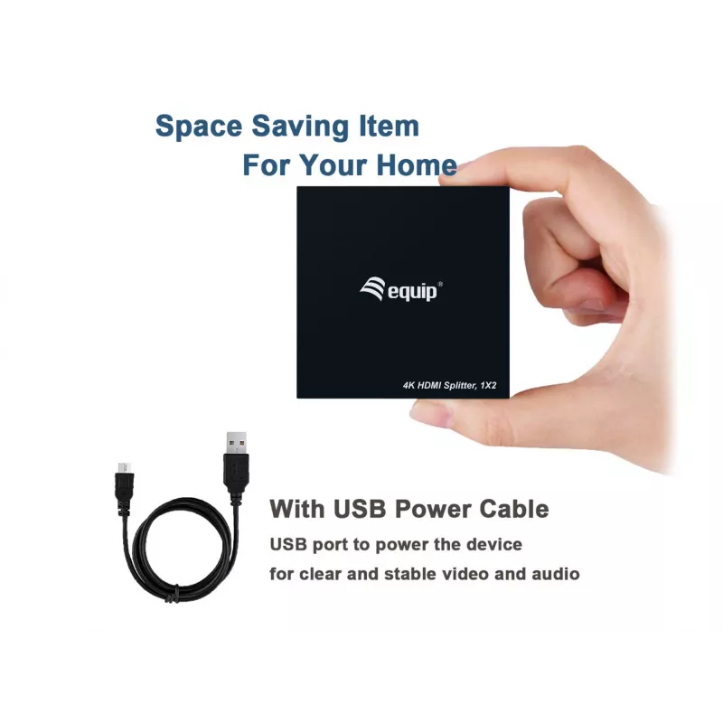 Splitter de vídeo Equip 332715 HDMI 2x HDMI