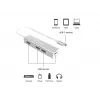 Equip 128958 hub USB-C para 4 portas USB 3.0, USB 3.2 Gen 1, USB Type-A, 5 Gbps