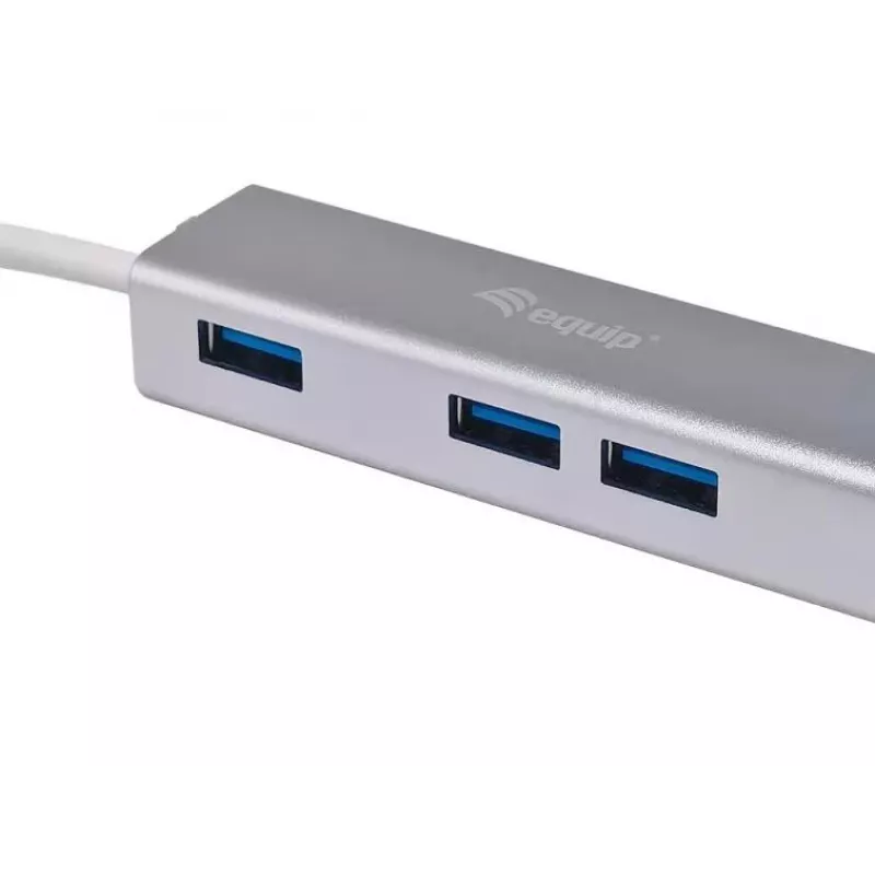 Equip 128958 hub USB-C para 4 portas USB 3.0, USB 3.2 Gen 1, USB Type-A, 5 Gbps