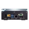 Shuttle Edge PC SPCEL02, Intel Celeron J6412, 1x HDMI, 2x 2.5G LAN, 1x COM, DIO (4x in, 4x out), 3x USB, 2x M.2, 12-24V, funcionamento contínuo 24/7, sem ventoinha, incl. suporte VESA e para calha DIN