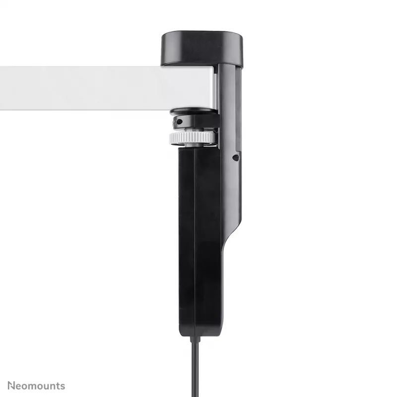Neomounts DS22-840BL6 Tomada de secretária com grampo e ligações USB-C e USB-A – carregamento rápido