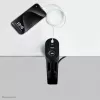Neomounts DS22-840BL6 Tomada de secretária com grampo e ligações USB-C e USB-A – carregamento rápido