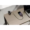 Neomounts DS22-840BL6 Tomada de secretária com grampo e ligações USB-C e USB-A – carregamento rápido