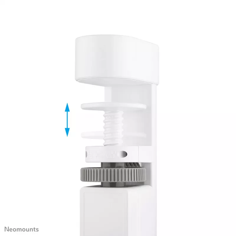 Neomounts DS22-840WH6 Tomada de secretária com grampo e ligações USB-C e USB-A – carregamento rápido