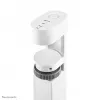 Neomounts DS22-840WH6 Tomada de secretária com grampo e ligações USB-C e USB-A – carregamento rápido