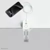 Neomounts DS22-840WH6 Tomada de secretária com grampo e ligações USB-C e USB-A – carregamento rápido