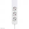 Neomounts DS22-840WH6 Tomada de secretária com grampo e ligações USB-C e USB-A – carregamento rápido