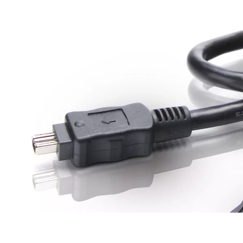 Cabo FireWire Conceptronic 4 pinos 1,8 m preto