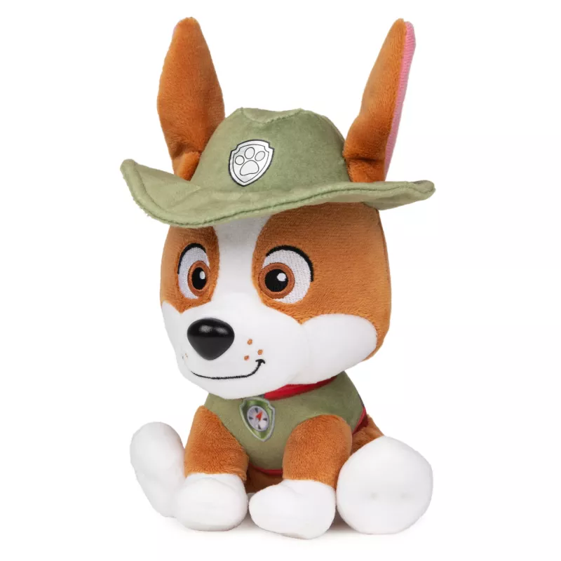 PAW Patrol GUND Peluche Tracker, brinquedo oficial da série de sucesso, peluche para crianças a partir de 1 ano, 15 cm
