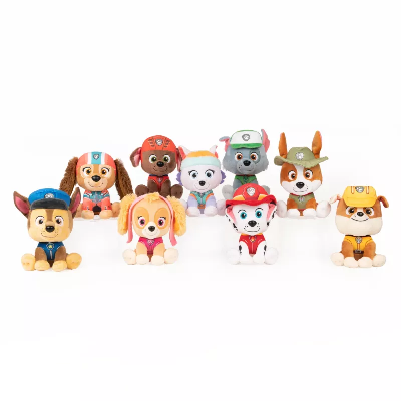 PAW Patrol GUND Peluche Tracker, brinquedo oficial da série de sucesso, peluche para crianças a partir de 1 ano, 15 cm