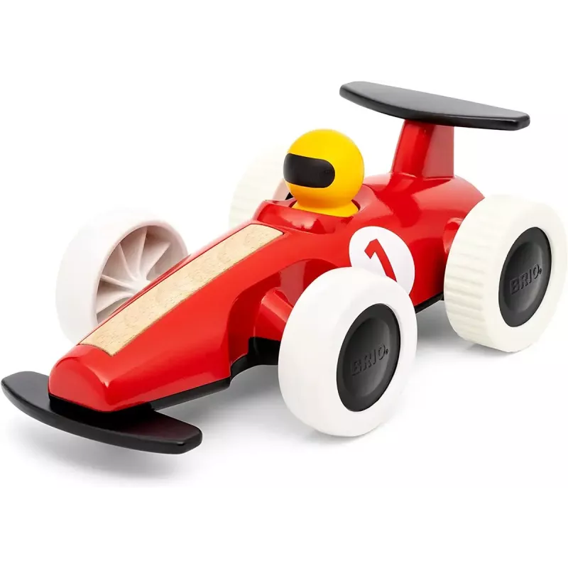 Carro de brinquedo Ravensburger BRIO Pull Back Motorized Big Race Car veículo de brinquedo