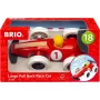 Carro de brinquedo Ravensburger BRIO Pull Back Motorized Big Race Car veículo de brinquedo