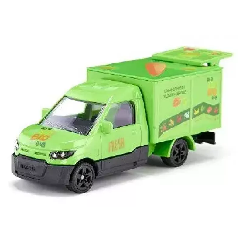 Siku Streetscooter Organic Fresh Delivery Service Scooter modelo pré-montado 1:50