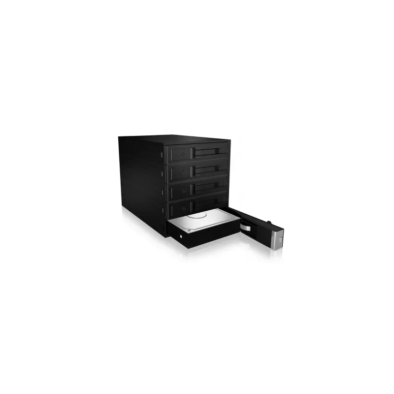 ICY BOX - IB-565SSK - Backplane, 5x SATA 3,5 HDD para 3x baía 5,25, Hot Swap, sem bandeja - preto