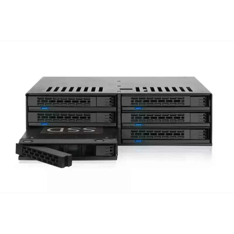 Conjunto de discos Icy Dock MB326SP-B 0 TB rack 1U preto