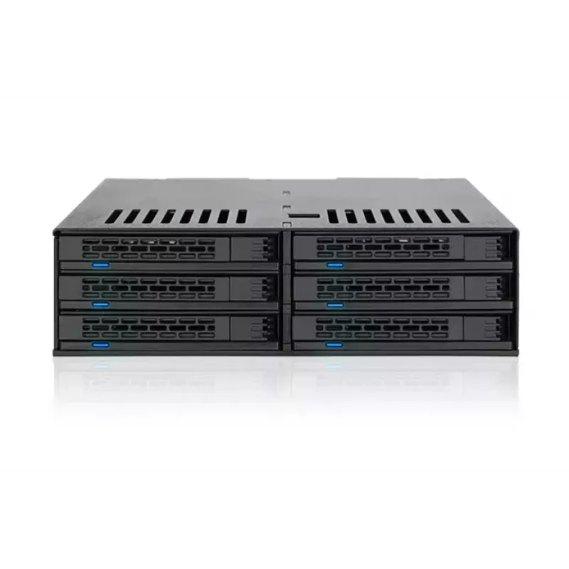 Conjunto de discos Icy Dock MB326SP-B 0 TB rack 1U preto