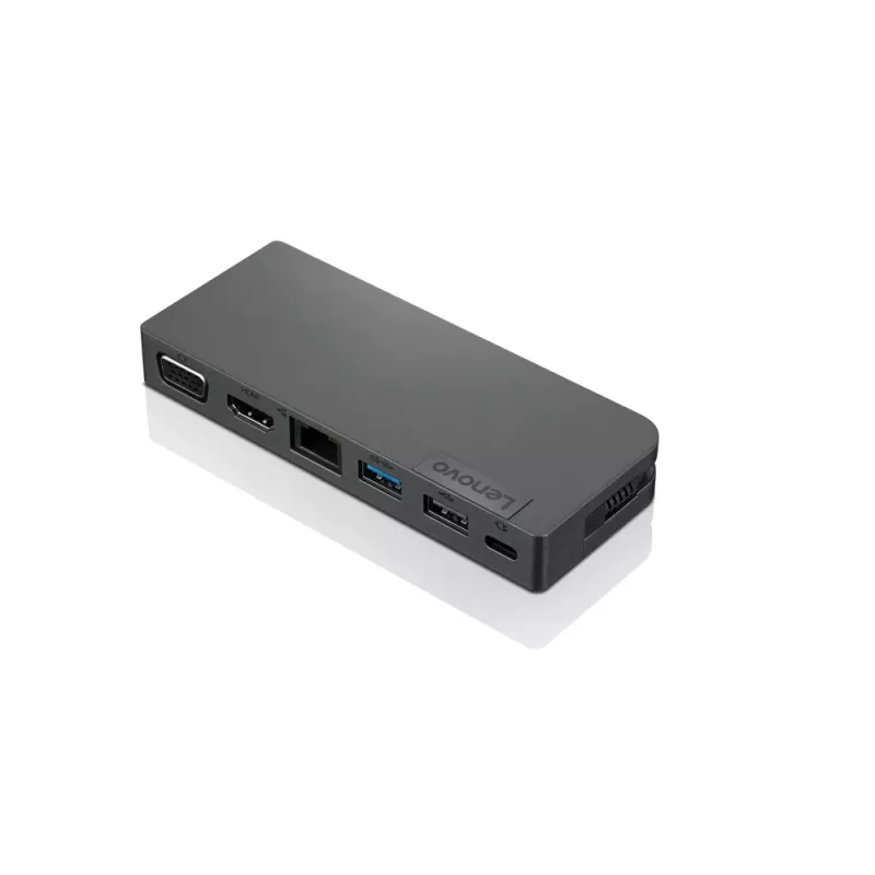 Lenovo 4X90S92381 Powered USB-C Travel Hub estação de ancoragem, VGA, HDMI, 13 W, Iron Grey