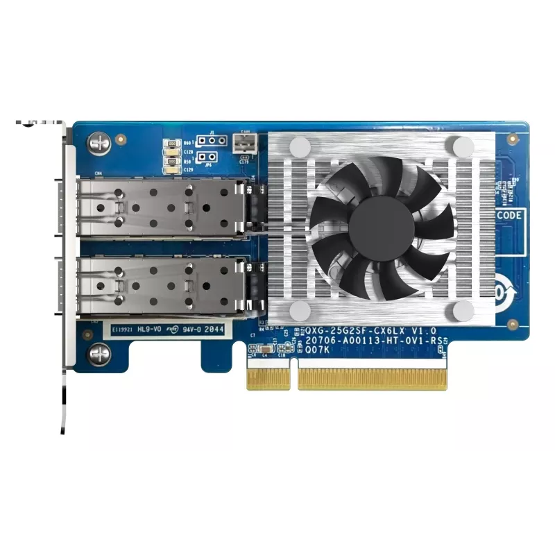 QNAP QXG-25G2SF-CX6 Placa de rede interna fibra 25000 Mbit/s