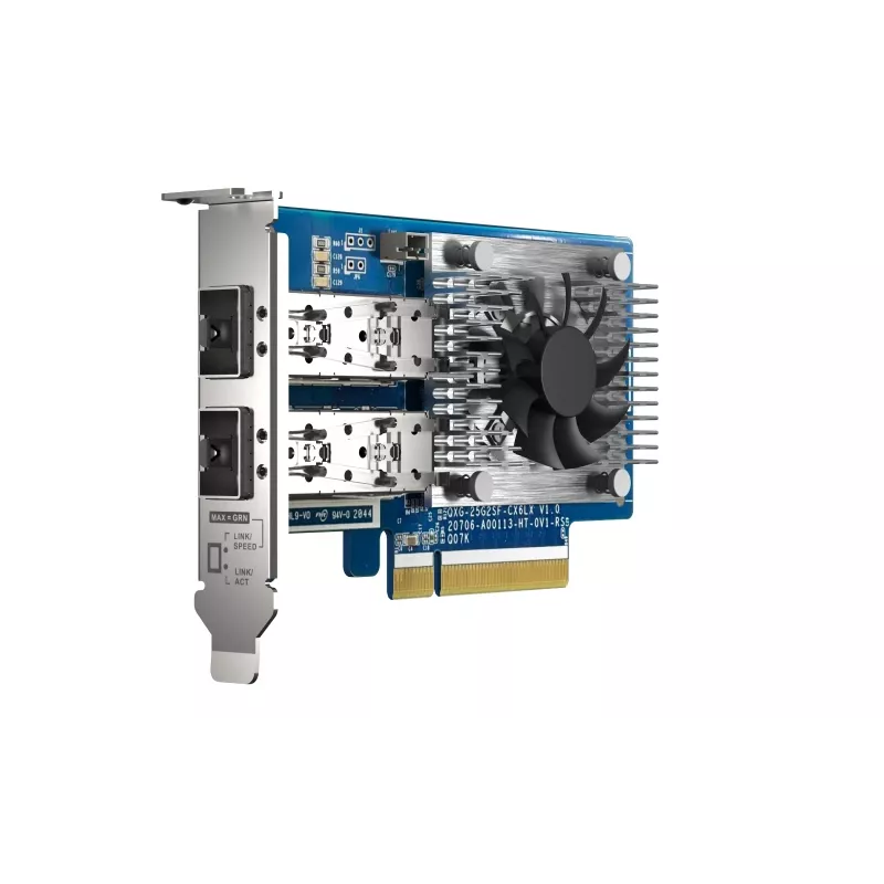 QNAP QXG-25G2SF-CX6 Placa de rede interna fibra 25000 Mbit/s