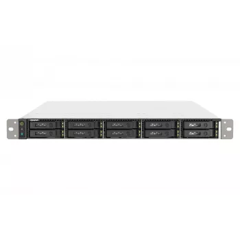QNAP TS-h1090FU NAS Rack (1U) EPYC 7232P 64 GB DDR4 0 TB QuTS hero Black, cinzento
