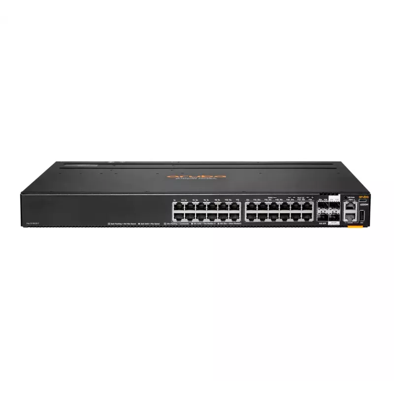Switch HPE Aruba Networking CX 6200M 24G 4SFP+ Gigabit Ethernet 128 Gbit/s
