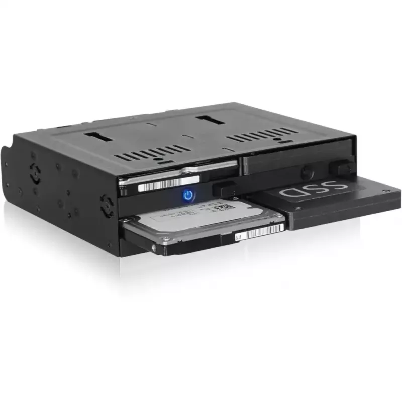 Icy Dock flexiDOCK MB014SP-B R1 gaveta amovível para 4x SSD/HDD SATA/SAS de 2,5