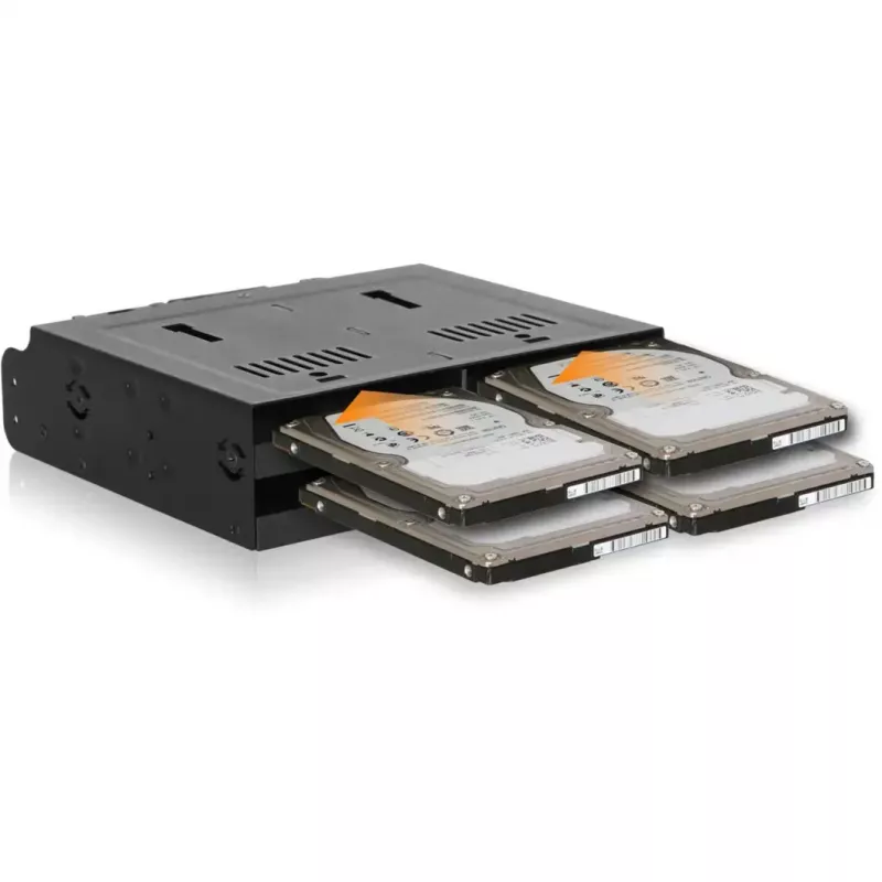 Icy Dock flexiDOCK MB014SP-B R1 gaveta amovível para 4x SSD/HDD SATA/SAS de 2,5