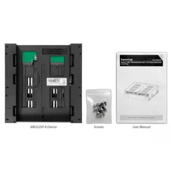 Moldura de instalação para unidade Icy Dock MB322SP-B