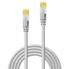 Cabo de rede RJ45 S/FTP LSZH Lindy 2m, cinzento
