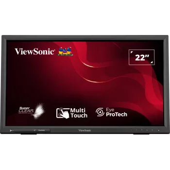 Monitor de computador Viewsonic TD2223-2 55,9 cm (22 polegadas) 1920 x 1080 píxeis Full HD LCD ecrã tátil preto